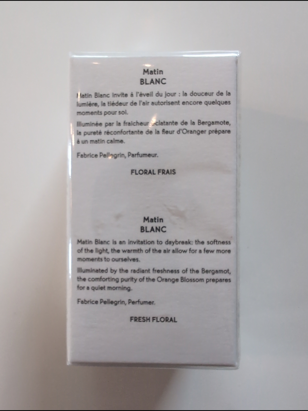 SEALED Yves Rocher Matin Blanc Women's Perfume Eau de Parfum 1 fl oz/30 mL - Picture 3 of 6